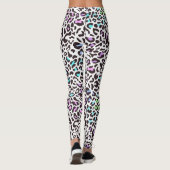 Pastel Luipaardprint Leggings (Achterkant)