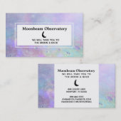 *~* Pastel Lunar Surface Moon Visitekaartje (Voorkant / Achterkant)