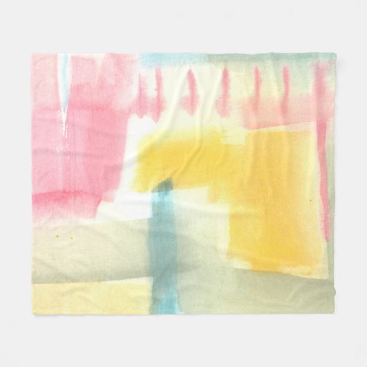 Pastel Luxe I Fleece Deken (Voorkant (Horizontaal))