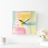 Pastel Luxe I Vierkante Klok (Huis)