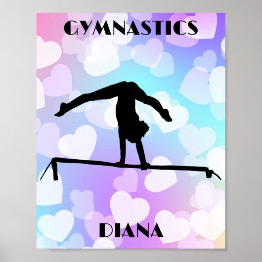 Pastel maakt GYMNASTICS persoonlijk Poster (Voorkant)