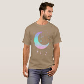 Pastel Maan Kawaii Pastel Goth Klein grappig T-shirt (Voorkant volledig)