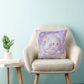Pastel Maan Sterrenstelsel Kussen (Stoel)