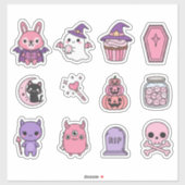 Pastel Maanlicht Magie Sticker Pack  (Vel)