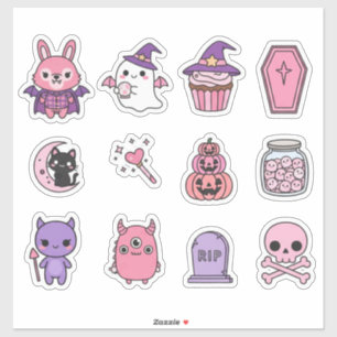 Pastel Maanlicht Magie Sticker Pack
