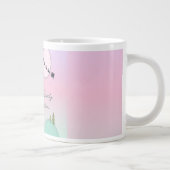 Pastel Maanverlichte Kerst Drinker Grote Koffiekop (Rechts)