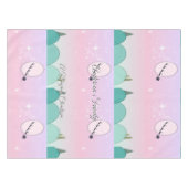 Pastel Maanverlichte Kerst Spreiding Tafelkleed (Voorkant (Horizontaal))