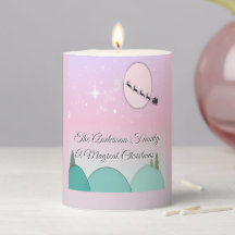 Pastel Maanverlichte Kerstgloed