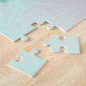 Pastel Maanverlichte Kerstpuzzel Gloed Legpuzzel (Zijkant)