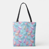 Pastel Macaron Boodschappentas Tote Bag (Achterkant)