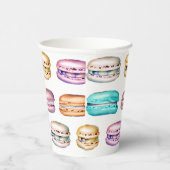 Pastel Macaron Cookie Thema Verjaardagsfeestje Papieren Bekers (Rechts)