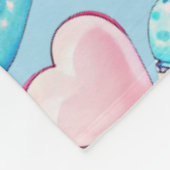 Pastel Macaron Grote Fleece Deken (Hoek)