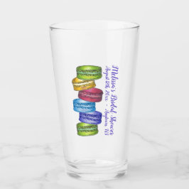 Pastel Macaron Koekjes Franse Bakkerij Gebak Glas