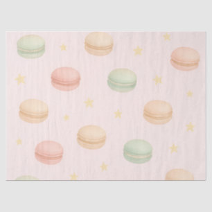 Pastel Macaron & Sterren Waterverf Tissue Tissuepapier