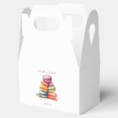 Pastel Macarons Bruiloft gunst geschenkdoos Bedankdoosjes (Geopend)