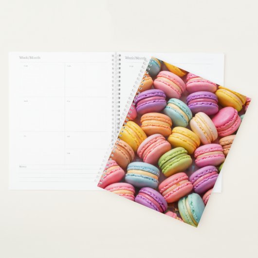 Pastel Macarons Planner Hoesje (Display)