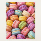 Pastel Macarons Planner Hoesje (Voorkant)