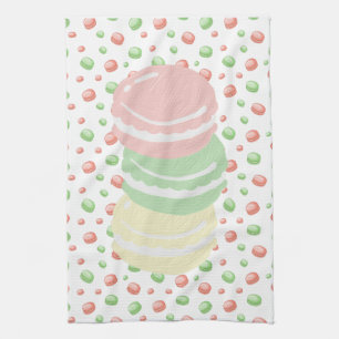 Pastel Macarons Theedoek