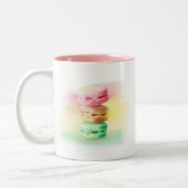 Pastel Macaroon Triplet Stacks Tweekleurige Koffiemok (Links)