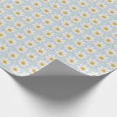 Pastel Madelief Modern Inpakpapier (Hoek)