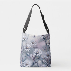 Pastel Madeliefjes Bloemen Lente Zomer Personalise Crossbody Tas