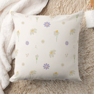 Pastel Madeliefjes Bloemmotief Kussen