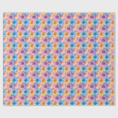 Pastel Madeliefjes Cadeaupapier (Vlak)