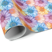 Pastel Madeliefjes Cadeaupapier (Rol Hoek)