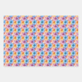 Pastel Madeliefjes Inpakpapier Vel (Voorkant)