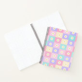 Pastel Madeliefjes Schachbrett Notitieboek (Binnen)