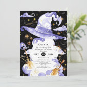 Pastel Magic Fun Wizard Verjaardag Kaart (Staand voorkant)