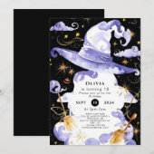 Pastel Magic Fun Wizard Verjaardag Kaart (Voorkant / Achterkant)