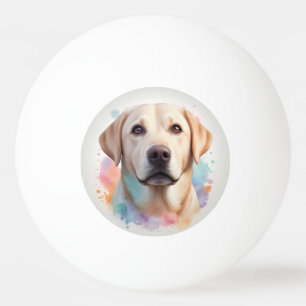 Pastel Magical Labrador Retriever kunstwerk Pingpongbal