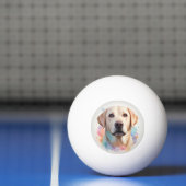 Pastel Magical Labrador Retriever kunstwerk Pingpongbal (Net)