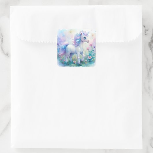 Pastel Magical Unicorn Sticker (Tas)
