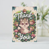 Pastel Magical Wolf Bedankkaart (Staand voorkant)