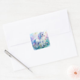 Pastel Magisch Eenhoorn Sticker