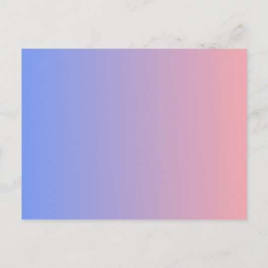 Pastel Magisch Eenhoorn Thema Verjaardagsuitnodigi Briefkaart (Achterkant)