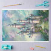 Pastel Magisch Kasteel Tissuepapier (Craft)