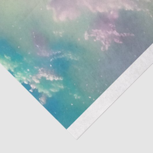 Pastel Magisch Kasteel Tissuepapier (Detail)