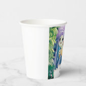 Pastel Magische Kinderen Schildpad Verjaardag Papieren Bekers (Rechts)