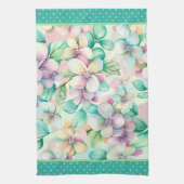 Pastel Magnolia Bloemen Theedoek (Verticaal)