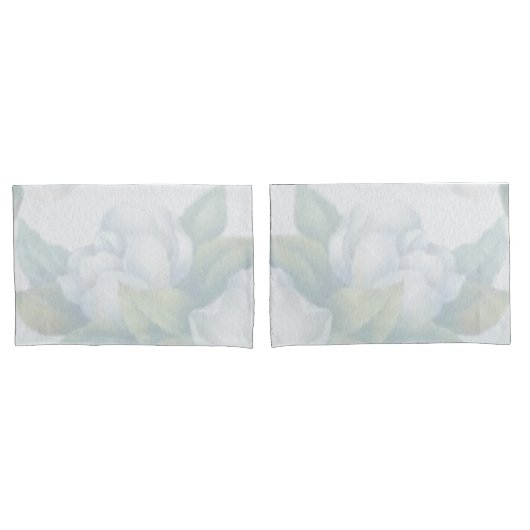 Pastel Magnolias Pillow-Hoesjes Kussensloop (Voorkant-Set)