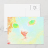 Pastel Maine Coon Cat Afbeelding - Briefkaart (Voorkant / Achterkant)