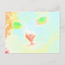 Pastel Maine Coon Cat Afbeelding - Briefkaart