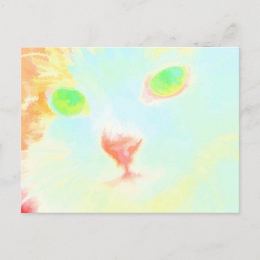 Pastel Maine Coon Cat Afbeelding - Briefkaart (Voorkant)