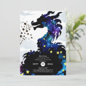 Pastel Majestic Dragon Verjaardag Kaart (Staand voorkant)