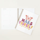 Pastel "Make Yourself a Priority" Self Care Planner (Display)