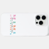 Pastel MAMA Gepersonaliseerde iPhone Case (Achterkant (horizontaal))