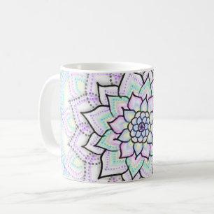 Pastel Mandala Coffee - Mok Tea